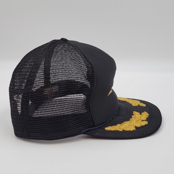 Vintage MCI Race For Life Embroidered Black Mesh Scrambled Eggs Snapback Hat Cap - Picture 3 of 10